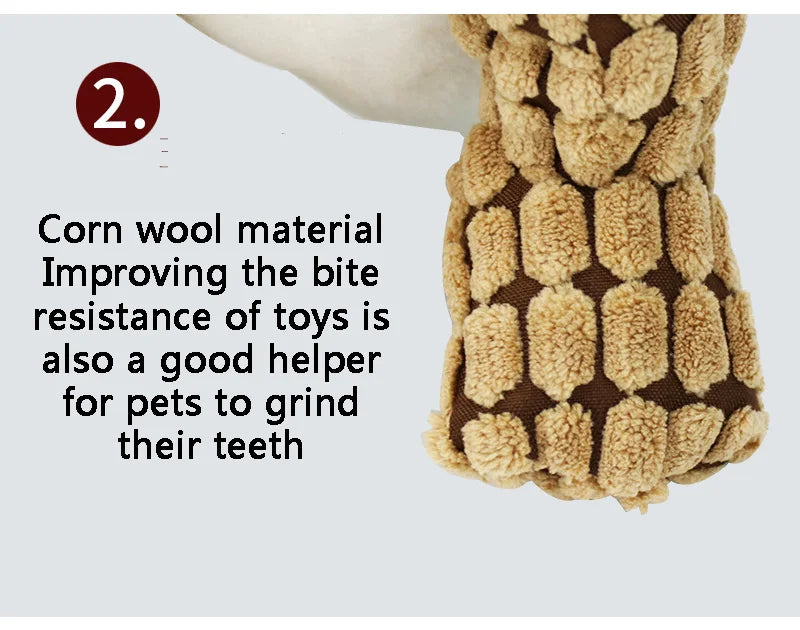 Pets Dog Chew Stuffed Funny Dinosaur Shape Cats Corn Wool Vocal Toy Apply To Training Exercise Simulation Animal Chihuahua Toys