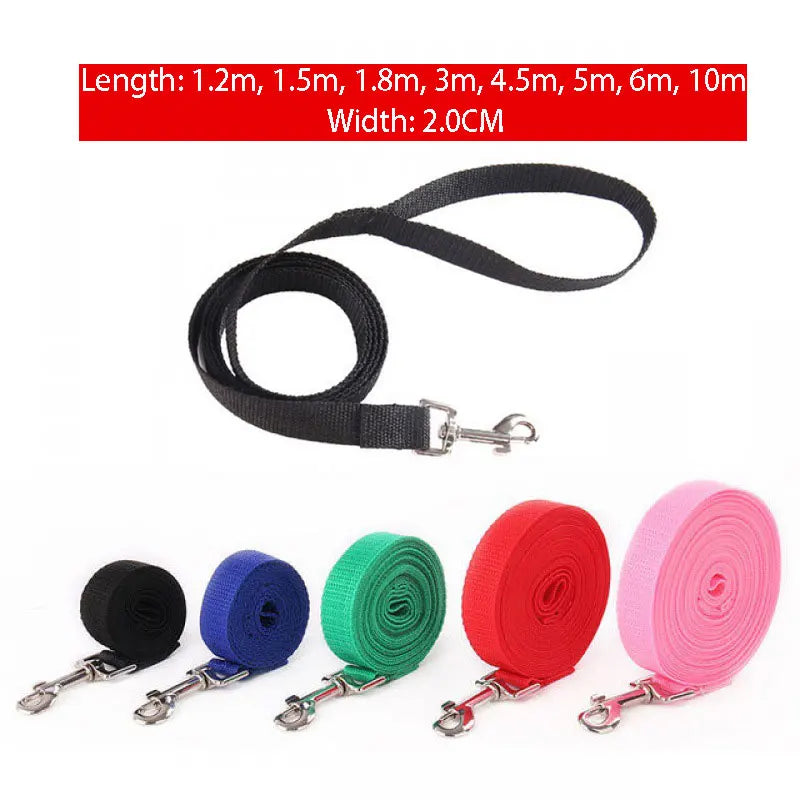 10M 20M 30MPet Leash Nylon Dog Training Leashes Walking Long Lanyard Traction Rope for Small Large Dogs Lead Item