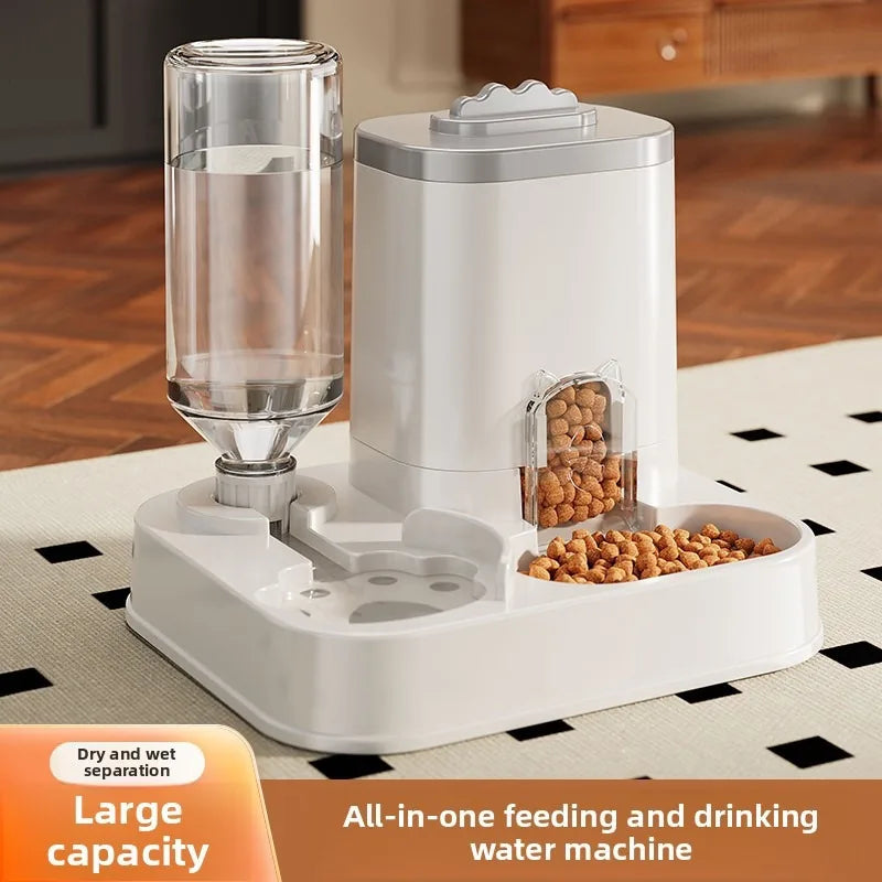2 In 1 Automatic Pet Feeder For Cats Dogs Water Dispenser Food Bowl Drinking Feeding Device Durable Pet Supply