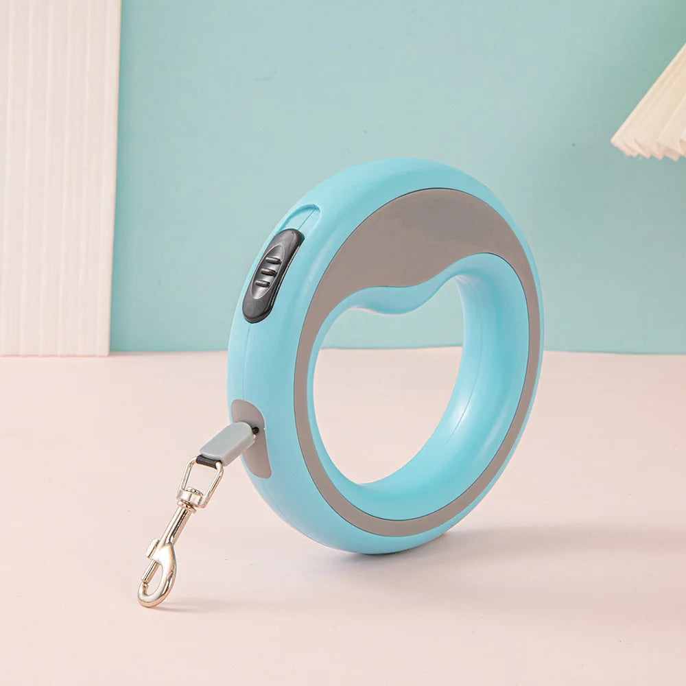 Retractable Dog Leash with Loop Handle: Automatic Extending Lead for Outdoor Walks, Tangle-Free Design for Medium/Large Dogs