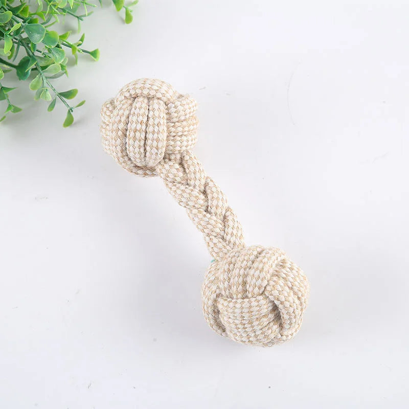 Cat Dog Knot Toy Cleaning Teeth Grinding Teeth Interest Interactive Wear Resistant Knot Toy Play Entertainment Pet Supplies