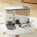 Automatic Feeder for Cats And Dogs with Water Fountain Large Food Storage Dispenser Pet Bowl Accessory for Puppies And Kittens