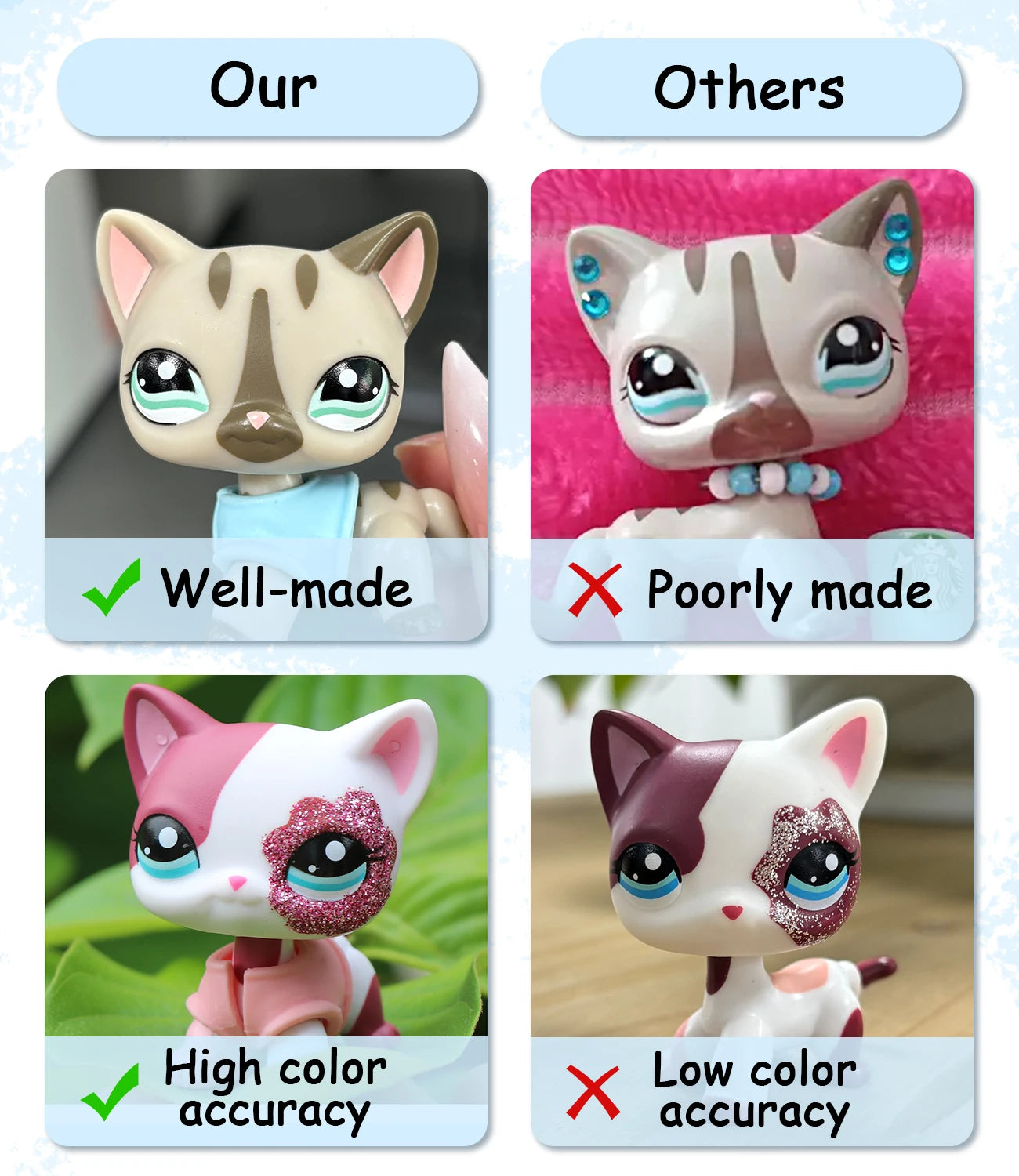 Lovely Toys More Choices Shorthair Cat Dachshund Dog Cocker Spaniel Dog Collie Dog With Cute Accessories Best Gift Kids Toy