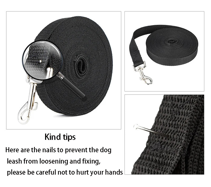 10M 20M 30MPet Leash Nylon Dog Training Leashes Walking Long Lanyard Traction Rope for Small Large Dogs Lead Item