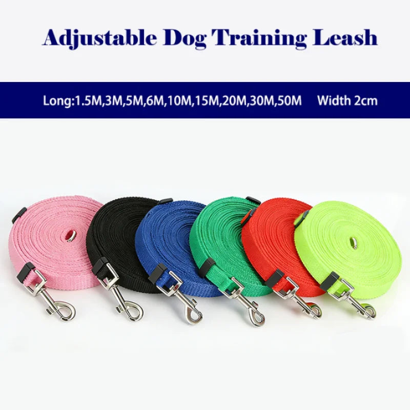 Long Leash for Dogs 1.2M-30M Overlength Puppy Outdoor Training Nylon Rope Extended Control Dog Leashes Accessory