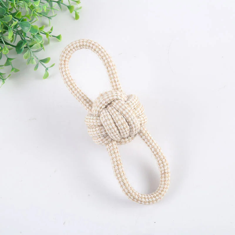 Cat Dog Knot Toy Cleaning Teeth Grinding Teeth Interest Interactive Wear Resistant Knot Toy Play Entertainment Pet Supplies