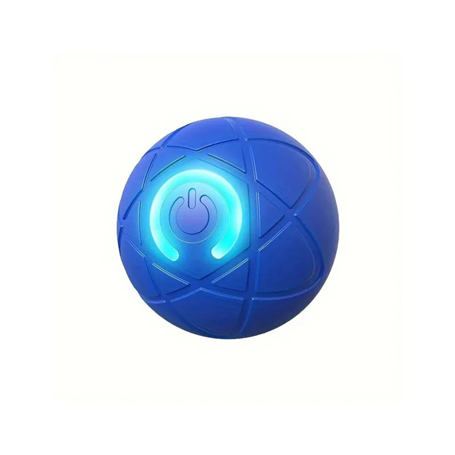Automatic rolling ball dog and cat toys, interactive and durable dog chew ball toys, exercise elastic ball dog toys