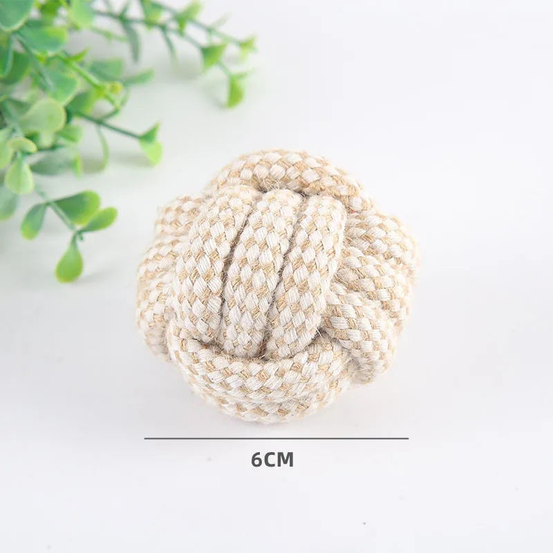 Cat Dog Knot Toy Cleaning Teeth Grinding Teeth Interest Interactive Wear Resistant Knot Toy Play Entertainment Pet Supplies