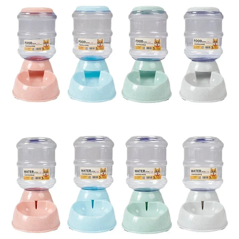 Dog Automatic Feeders Plastic Water Bottle Cat Bowl Feeding And Drinking Dog Water Dispenser Pet Feeding Bowl Pet Supplies Pet