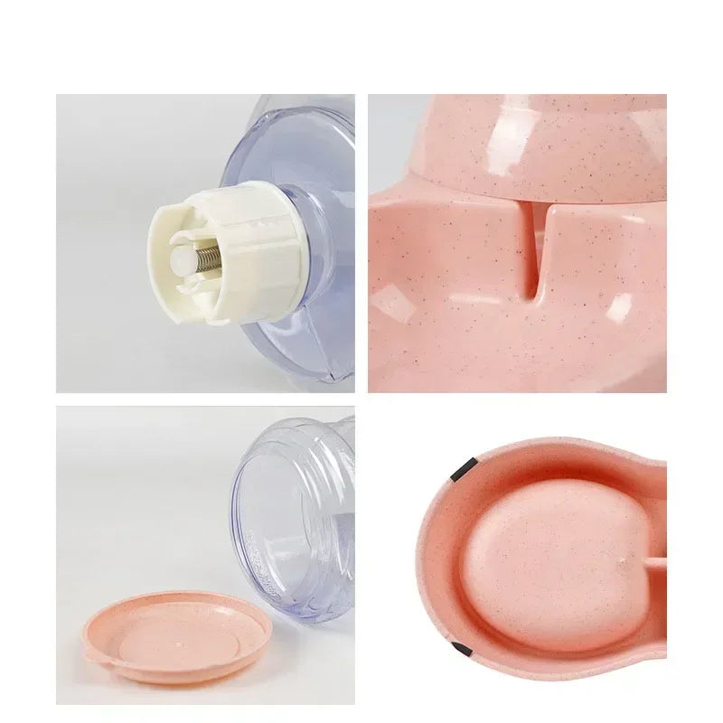 Dog Automatic Feeders Plastic Water Bottle Cat Bowl Feeding And Drinking Dog Water Dispenser Pet Feeding Bowl Pet Supplies Pet