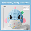 Dog toys, electric bouncing ball, pet self congratulation, relief, magic instrument, sound making, puppies, molars, bite resista