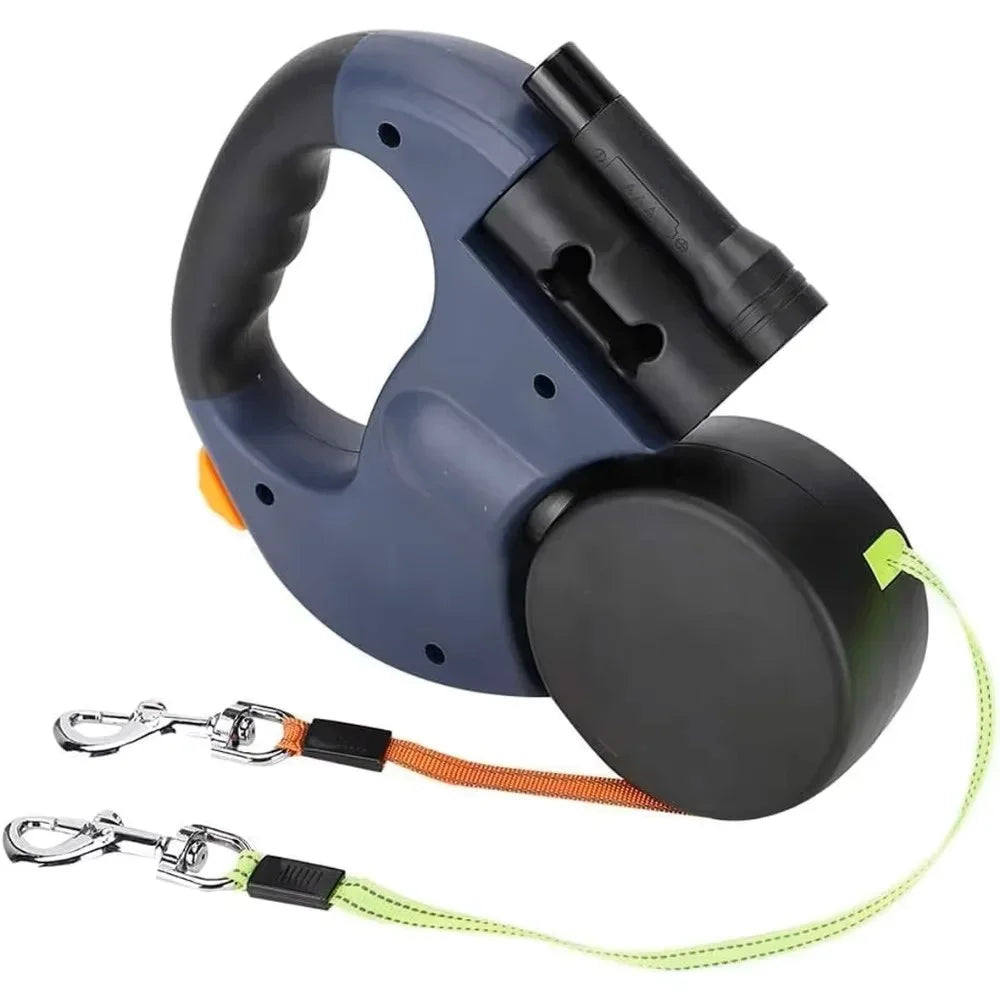 2025 Dog Leash -Double Heavy Duty Traction Rope for Strong Dogs - Enhance Safety and Contr with Comfortable Padded Handle Good