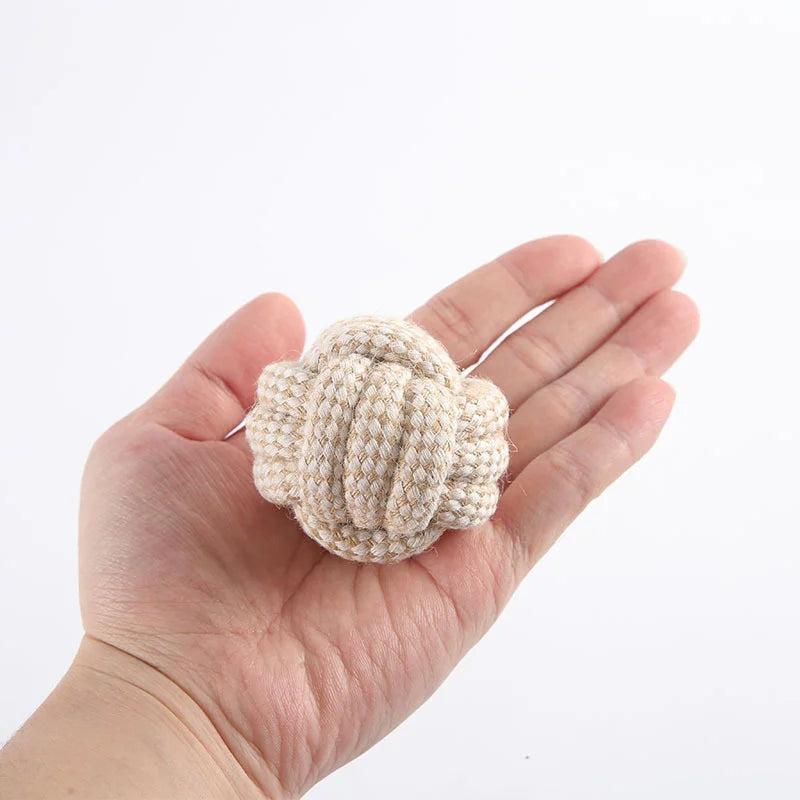 Cat Dog Knot Toy Cleaning Teeth Grinding Teeth Interest Interactive Wear Resistant Knot Toy Play Entertainment Pet Supplies