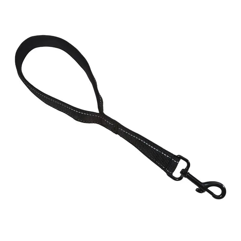 Dog Leash Short Dogs Leash Dog Chain Comfortable Handle Leashes For Large Medium Dogs Walking One Step Pet Chain